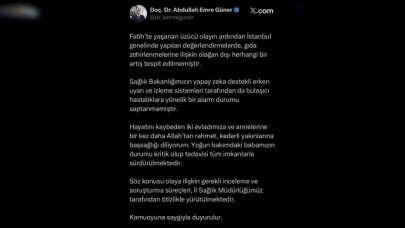 İstanbul'da gıda zehirlenmesi paniği: İl Sağlık Müdürü'nden çarpıcı açıklama!