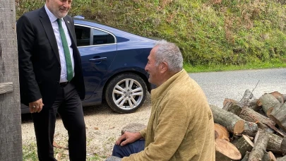 Keleş, Kadıköy'deki menfez çalışmalarını inceledi ve mahalle sakinleriyle sohbet etti