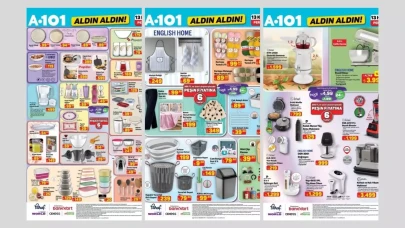 A101'e English Home mutfak önlüğü geliyor! 13 Kasım 2025 A101 katalog yayınlandı!