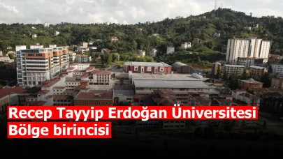Recep Tayyip Erdoğan Üniversitesi bölge birincisi
