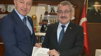 Erzurum'da Müftü Çapçı ile Gençlik ve Spor İl Müdürlüğü'nden dostluk ziyareti