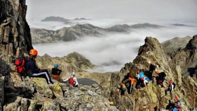Rize'de Dağcılık Sporu