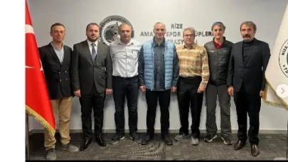 Rize Amatör Spor Kulüpleri Federasyonu'na Ziyaret Gerçekleştirildi