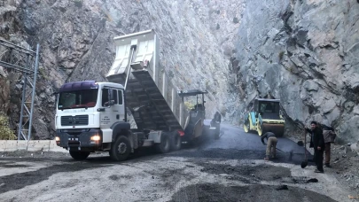 Kömürlü Köyü'nde asfalt çalışması tamamlandı, ulaşım konforu artırıldı