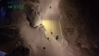 Rize’nin denizi gören zirvesi: Kış sporlarının yeni adresi oldu!