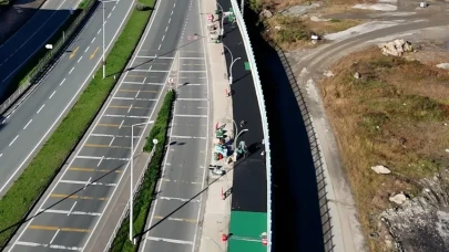 Rize’de Bisiklet ve Yürüyüş Yolu Çalışmaları Sürüyor