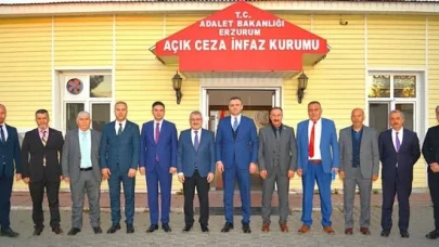 Müftü Çapçı'dan Erzurum Cezaevi'nde Manevi Destek ve Eğitim Faaliyetleri Ziyareti