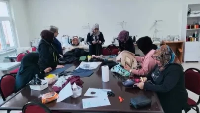 İkizdere'de Kadınlar İçin Dikiş ve Ev Tekstili Kursları Başladı