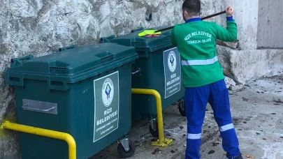 Rize Belediyesi’nden Şehir Genelinde Hijyen Çalışması