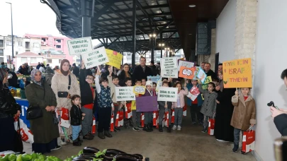 Yerli Malı Haftası'nda öğrencilerden bilinçli tüketim için anlamlı etkinlik