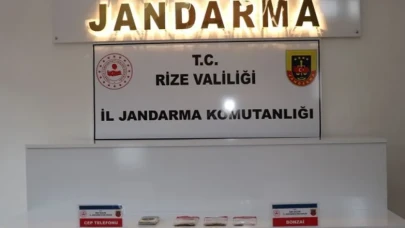 Rize'de Jandarma Uyuşturucu Operasyonu: 25 Gram Bonzai Ele Geçirildi