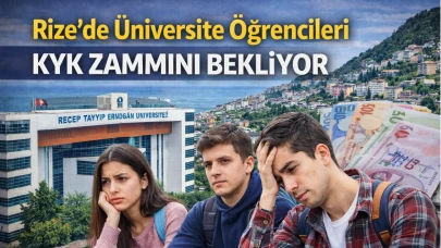Rize’de Üniversite Öğrencileri KYK Zammını Bekliyor
