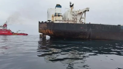 Karadeniz’de saldırıya uğrayan "VIRAT" gemisi İstanbul açıklarına ulaştı