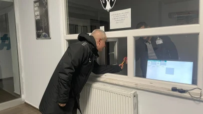 Yeni yıla özel güvenlik personeline moral ziyareti yapıldı