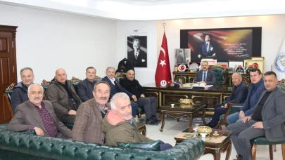 Muhtarlar Derneği Başkanları Beypınarı Yaylası Projelerini Görüştü