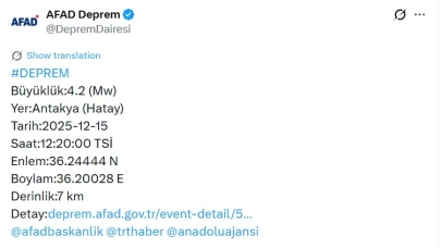 Hatay'da 16 Aralık'ta Okullar Tatil Mi? Antakya'da Deprem Nedeniyle Tasarlanan Tatil Durumu Ne?