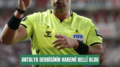 Alanyaspor-Antalyaspor derbisinin hakemi belli oldu