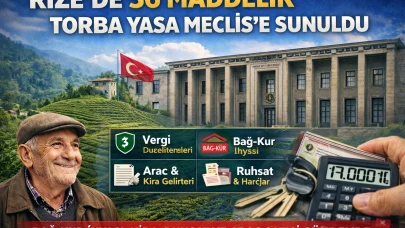 Rize’de 36 Maddelik Torba Yasa Meclis’e Sunuldu