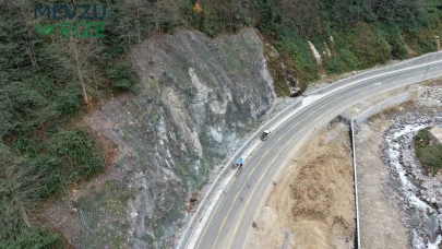 Ayder Yaylası'nda kaya düşmelerine karşı güvenlik önlemleri artırılıyor, yeni yol çalışmaları devam ediyor