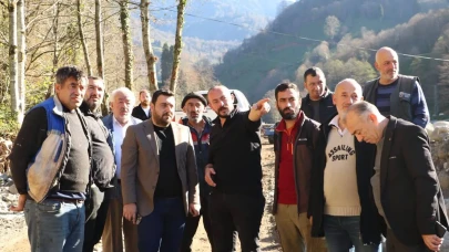 Rize İl Genel Meclisi, Ardeşen köylerinde yatırımları değerlendirip muhtarlarla buluştu