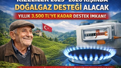 Rizeliler 2025–2026 Kışında Doğalgaz Desteği Alacak