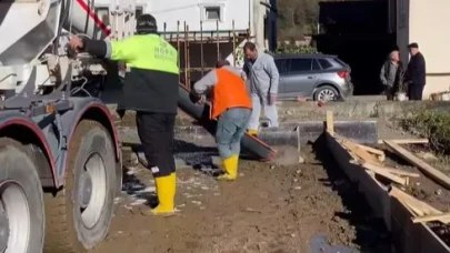 Hopa'da yeni çocuk parkı ve sosyal alanlar için çalışmalar hızla sürüyor