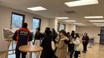 Rizeli öğrenciler, AFAD'dan afet bilinci eğitimi aldı