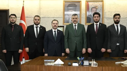 MTTB Erzurum Başkanı Algan'dan Vali Çiftçi'ye nezaket ziyareti ve dergi takdimi