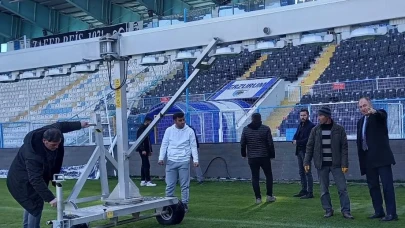 Erzurumspor için stat bakım çalışmaları hız kesmeden sürüyor