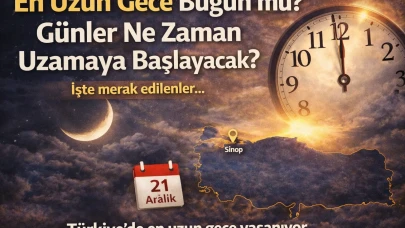 En Uzun Gece Bugün mü? Günler Ne Zaman Uzamaya Başlayacak?