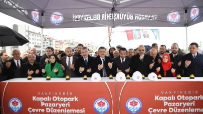 Vakfıkebir'de 200 milyon TL'lik Kapalı Pazaryeri ve Otopark Projesi'nin temeli atıldı
