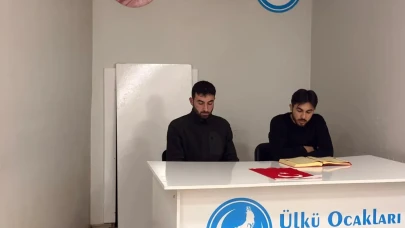 Ülkü Ocakları Artvin'de Kur’an-ı Kerim tilaveti ve İslamiyet Öncesi Türk Devlet Yapısı semineri düzenledi