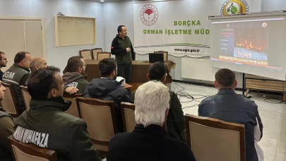 Artvin'de Orman Yangınlarına Mücadele Eğitimi Gerçekleştirildi