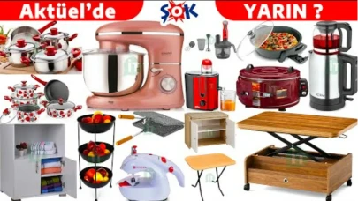 ŞOK'tan Belirgin Yenilik: 10 Aralık 2025'te Hamur Yoğurma Makinesi Raflarda!