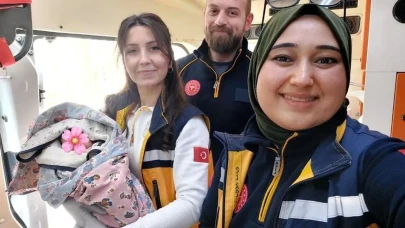Aydın'da Ambulans İçinde Gerçekleşen Mucizevi Doğum!