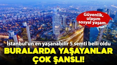 İstanbul'un En Sıcak Yaşam Alanları: En Yaşanabilir 5 Semt Açıklandı!