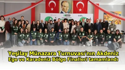 Yeşilay Münazara Turnuvası’nın Akdeniz, Ege ve Karadeniz Bölge Finalleri tamamlandı