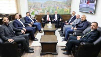 Bayburt Protokolünden Başkan Memiş’e Ziyaret