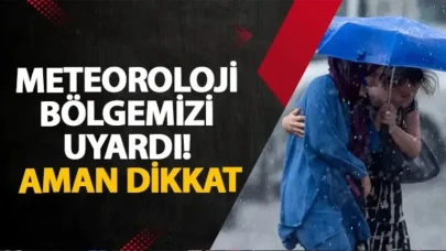 Meteoroloji bölgemizi uyardı! Aman dikkat