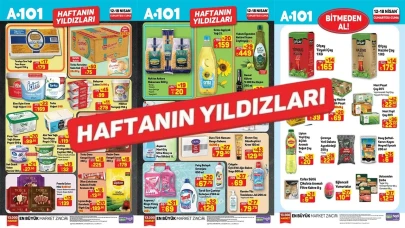 A101 12 Nisan aktüel indirim kataloğu yayımlandı
