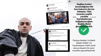 Terör destekçisi Ezhel'in bağışını kabul etmediler