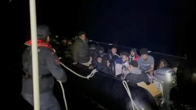 Urla'da 36 düzensiz göçmen yakalandı