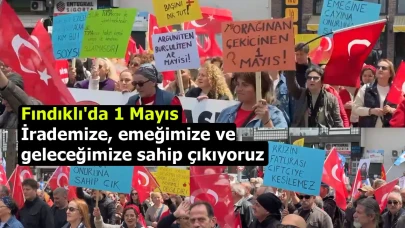 Fındıklı'da 1 Mayıs: İrademize, emeğimize ve geleceğimize sahip çıkıyoruz