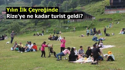 Yılın İlk Çeyreğinde Rize'ye ne kadar turist geldi?