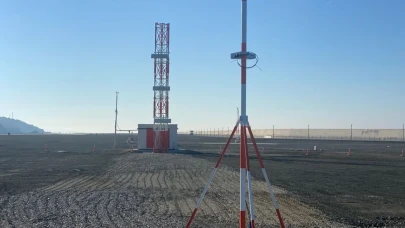 Rize-Artvin Havalimanı'nda zorlu hava şartlarına karşı yeni sistem kuruldu