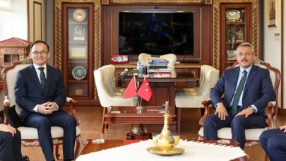 Vali Baydaş, Çinli Büyükelçi Jiang ve beraberinki heyeti ağırladı
