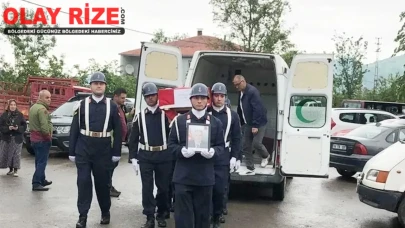 Emekli Uzman Çavuş Karagöz,Geyikli’de askeri törenle uğurlandı