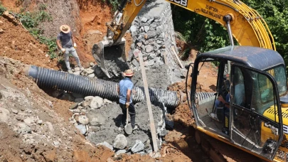 Kale Mahallesi’nde Altyapı Çalışmaları Devam Ediyor...