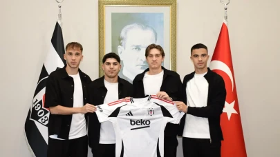 Beşiktaş'tan dört genç futbolcuya profesyonel sözleşme imzası 2026-27 sezonu için!