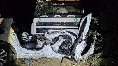 Tır ve otomobilin çarpıştığı kazada sürücü hayatını kaybetti, diğer sürücü yaralı!